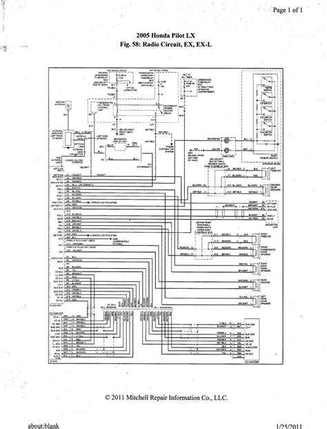 2004 honda pilot radio wiring diagram 